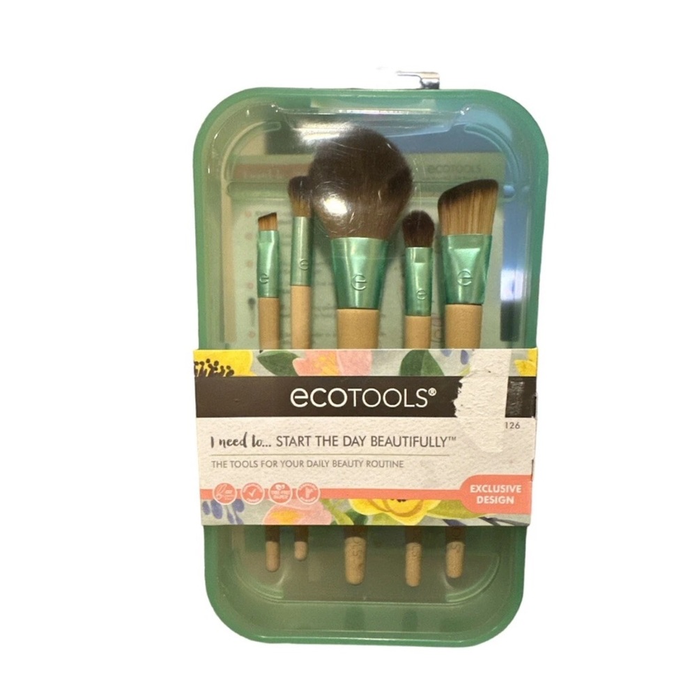 EcoTools Start The Day Beautifully Brush Set New - Picture 5 of 6